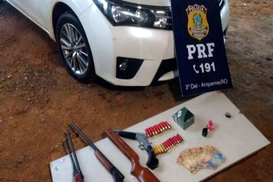 Carro roubado em Cujubim é recuperado pela PRF em Alto Paraíso