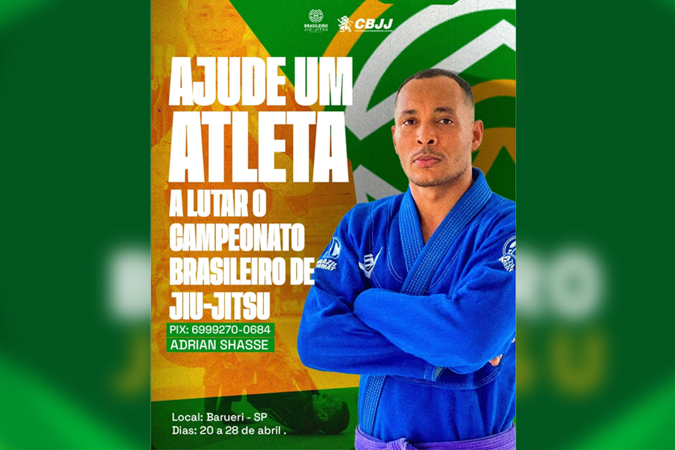 Atleta de Jiu-Jitsu de Rondônia busca apoio para representar o estado em campeonato nacional