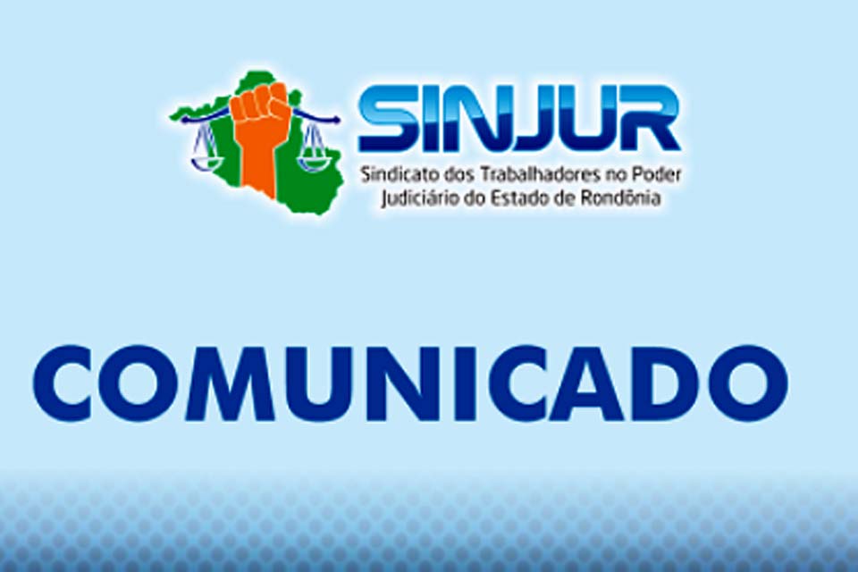 Sindicato dos Trabalhadores no Poder Judiciário do Estado de Rondônia informa sobre atendimento no hotel de trânsito de Porto Velho