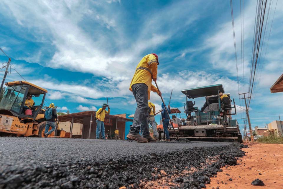 Prefeitura de Porto Velho avança com a pavimentação da Avenida Calama