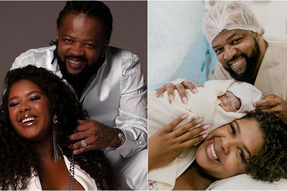 Nasce filha de Xande de Pilares e Thay Pereira, Estrela: 'Melhor presente'