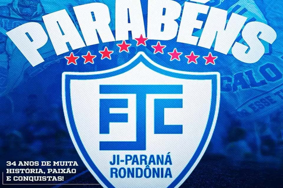 Ji-Paraná Futebol Clube completa 34 anos de atividade no futebol Rondoniense