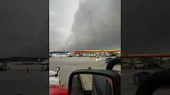 Nuvem negra assusta caminhoneiro 