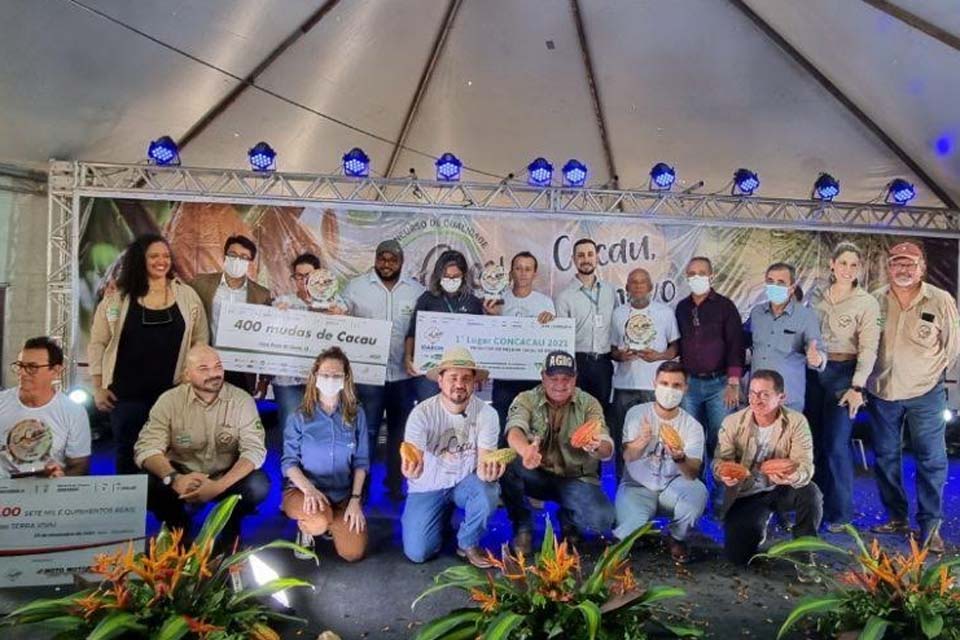 Concacau: Município garante prêmio de segundo melhor cacau de Rondônia