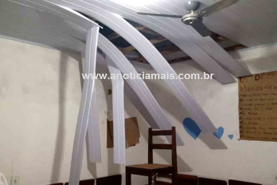  Ladrões arrombam igreja na Linha 625 e furtam vários objetos de valor