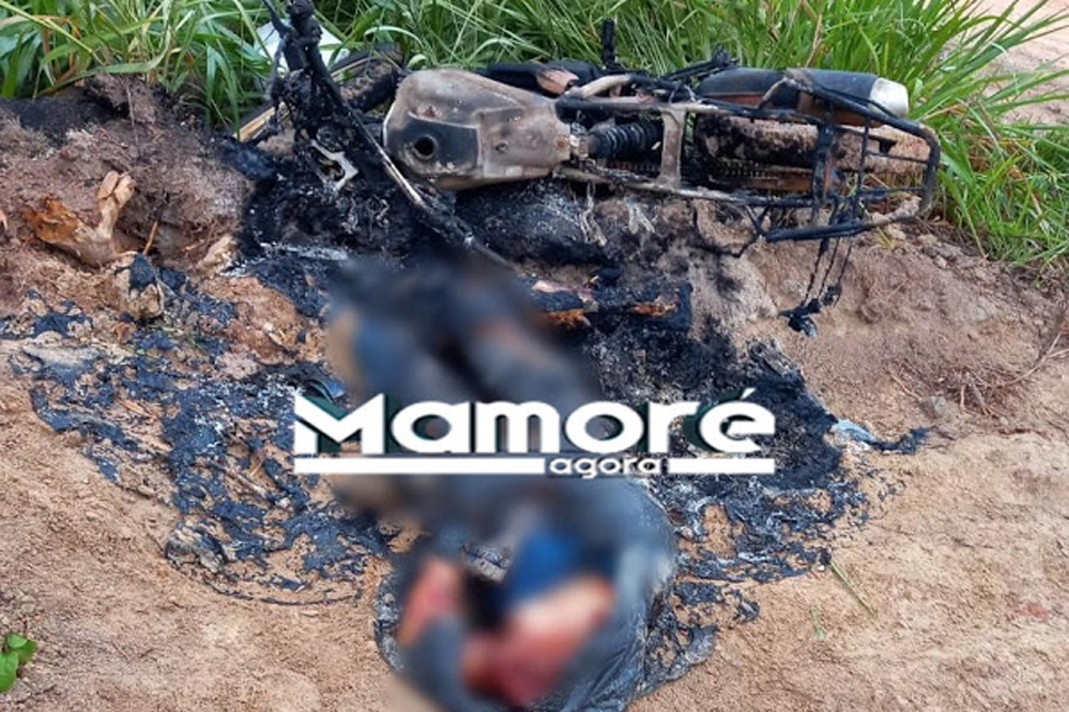  Corpo encontrado carbonizado na zona rural tinha marcas de tiros