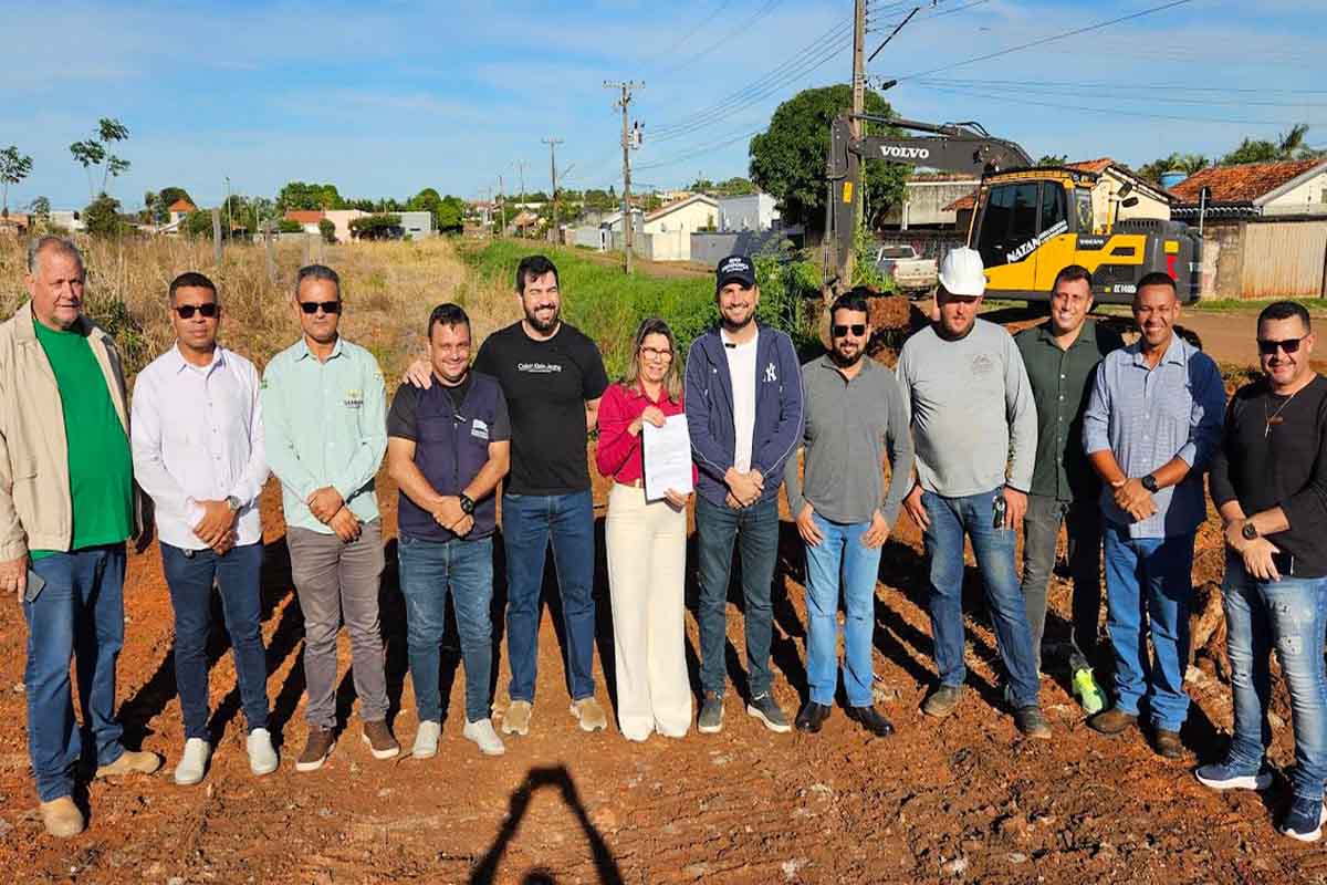 Parceria entre Jean Mendonça, Marcilene Rodrigues e Fábio Matias garante obra de drenagem no BNH 2 
