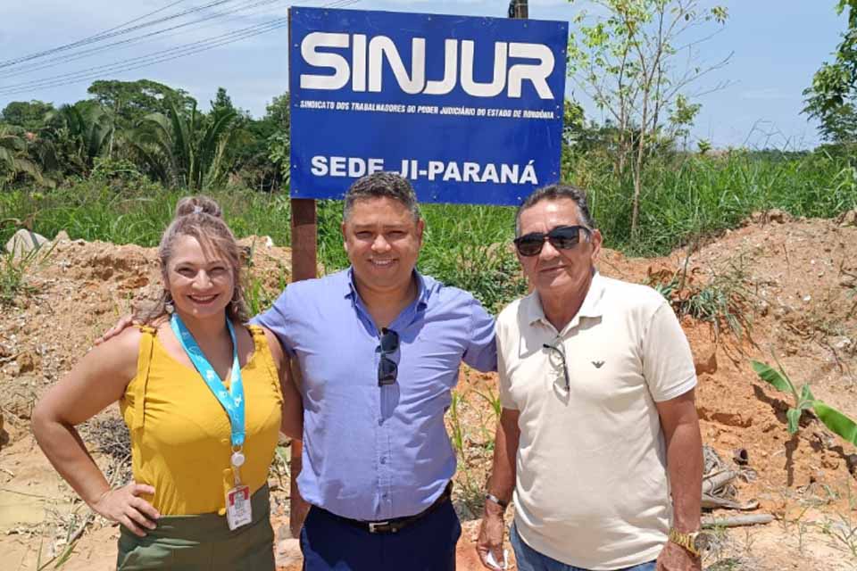 SINJUR oficializa recebimento de terreno em Ji-Paraná para implantação de estrutura voltada aos servidores