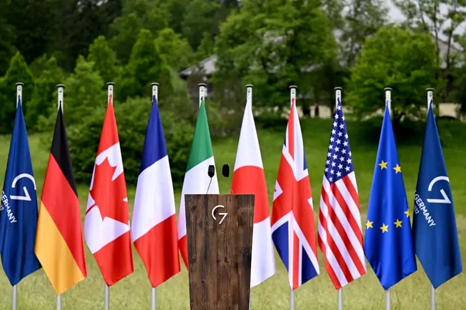 Líderes do G7 criam plataforma para coordenar a ajuda financeira à Ucrânia