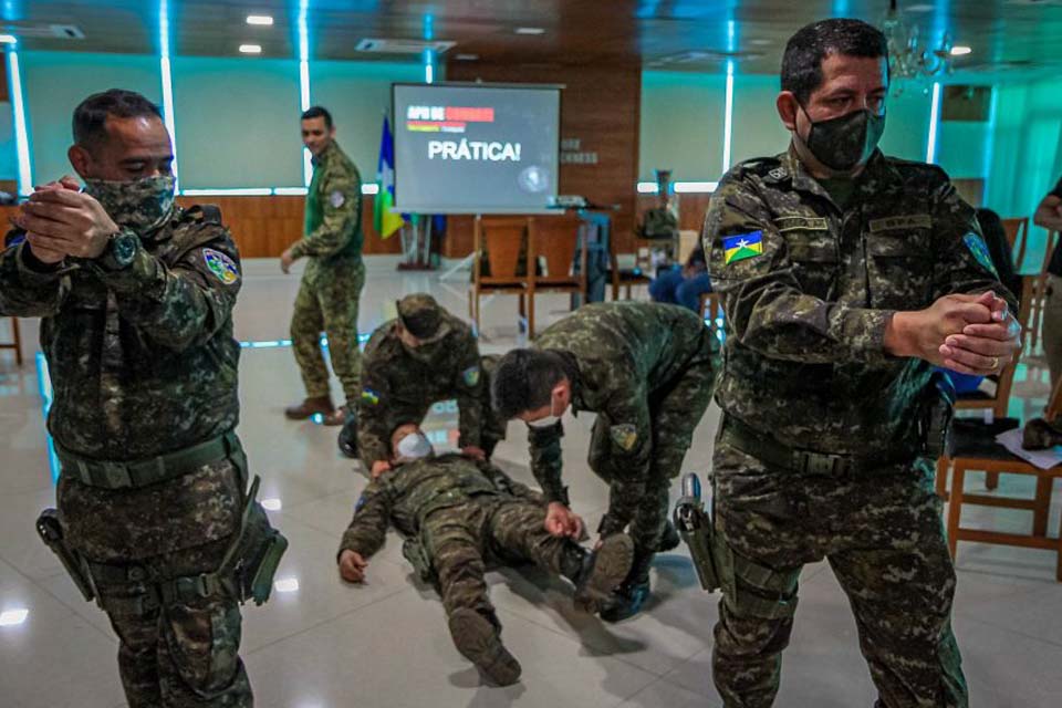 Governo de Rondônia realiza treinamento de Atendimento Pré-Hospitalar para policiais militares