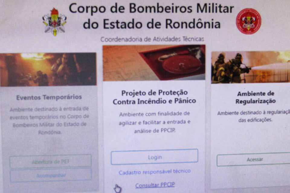 Sistema eletrônico (SisCat) impulsiona a inovação no Corpo de Bombeiros de Rondônia