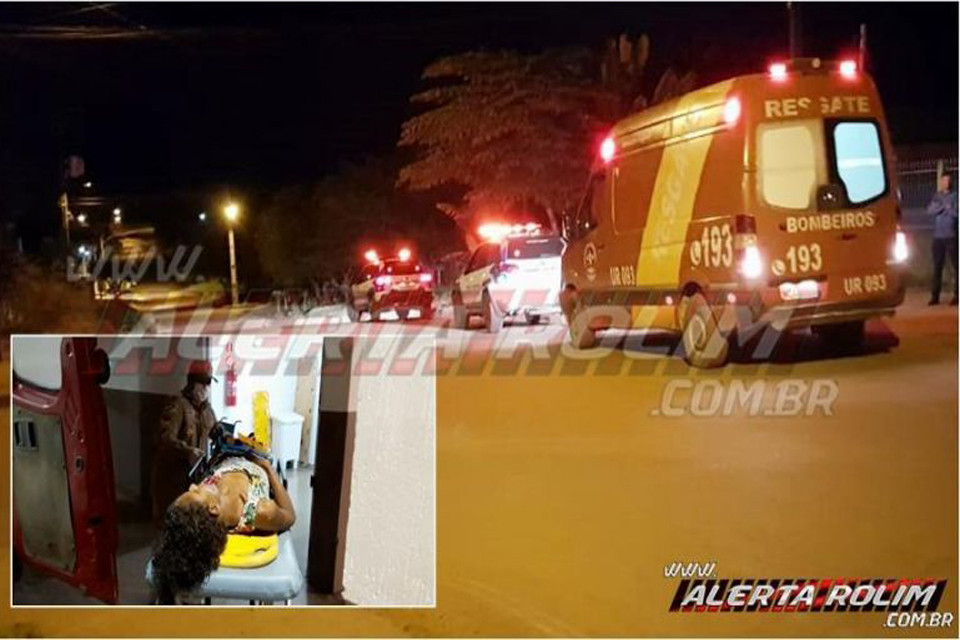 Homem e Mulher sofrem tentativa de homicídio a tiros