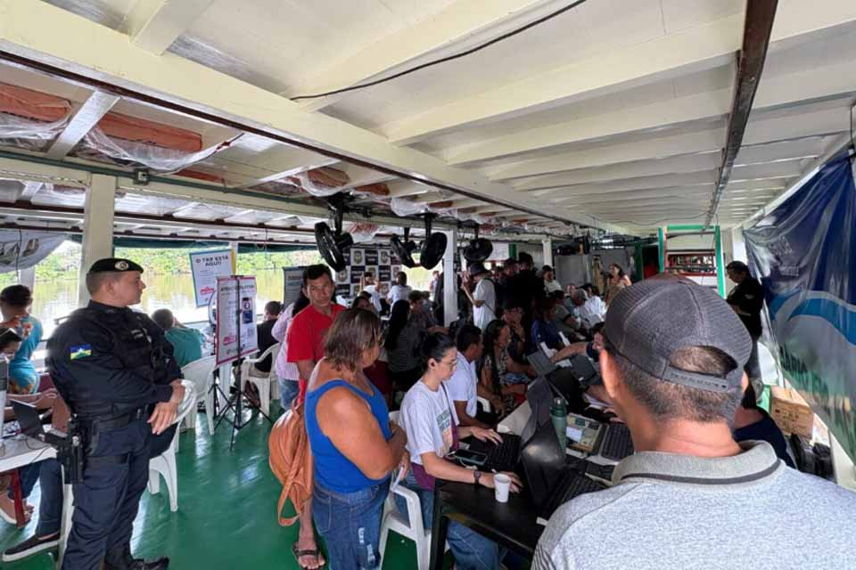 Serviços do Rondônia Cidadã são ofertados em 11 comunidades ribeirinhas na Operação Justiça Rápida Itinerante do Judiciário