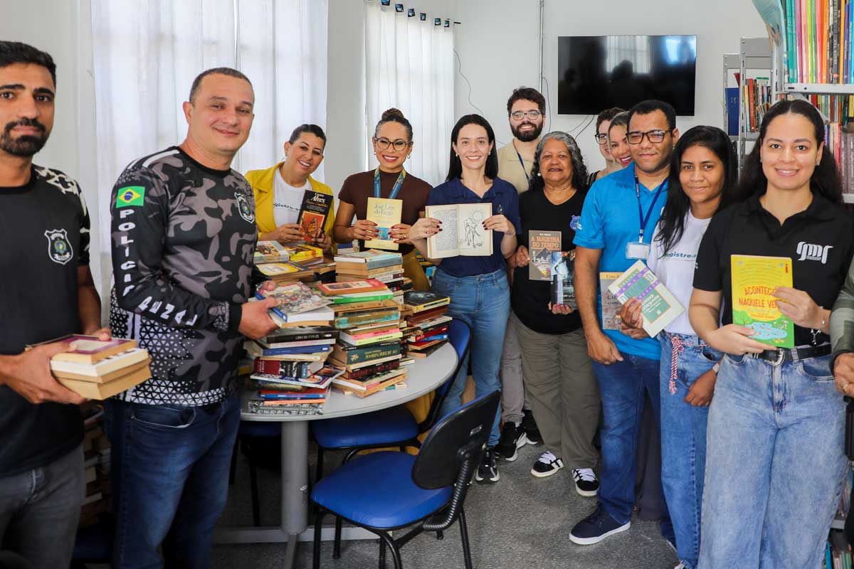 De Machado de Assis a García Márquez: TJRO entrega 508 livros ao sistema prisional após doação de jornalista