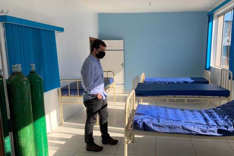 MP visita futuro hospital de campanha para conhecer o novo plano de ação e fluxograma para recebimento de pacientes com coronavírus