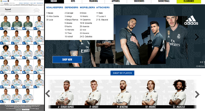 Site oficial do Real Madrid retira imagem de Cristiano 