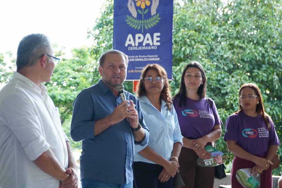 Cirone Deiró diz que Centro de Equoterapia de Cerejeiras será referência em Rondônia