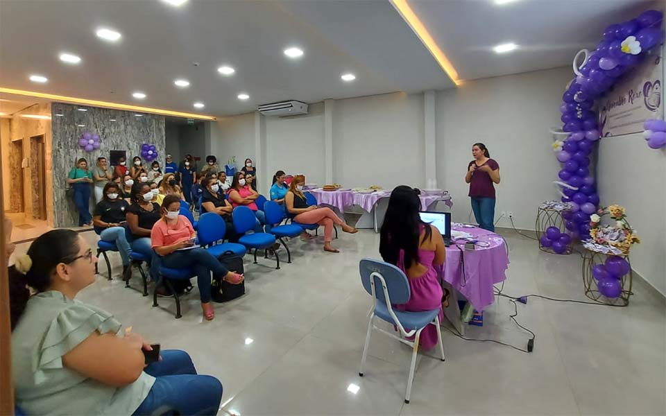 Porto Velho discute prevenção e consequências do parto prematuro durante a campanha “Novembro Roxo”