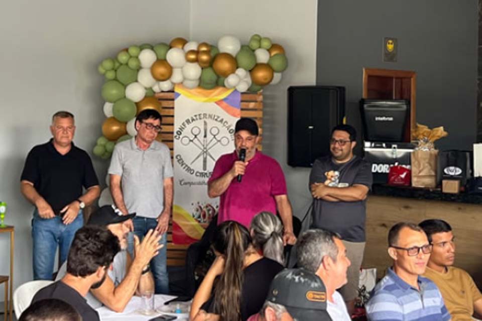 Confraternização da equipe do Centro Cirúrgico de Ouro Preto do Oeste celebra conquistas e dedicação