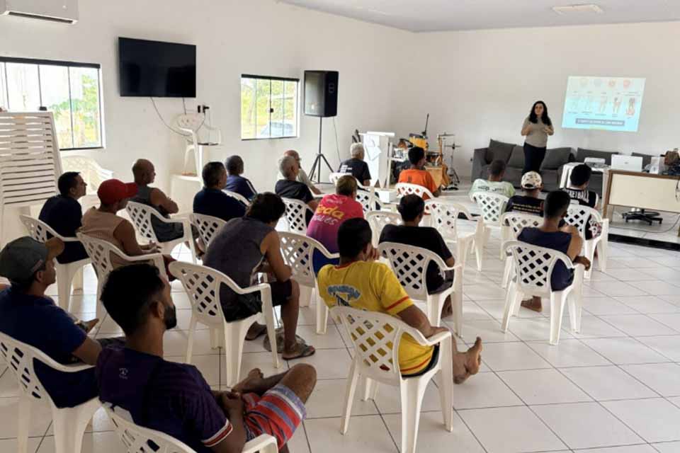 Comunidades Terapêuticas de Porto Velho recebem ação de orientação sobre saúde bucal e autocuidado