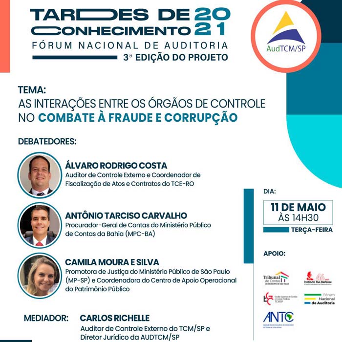 TCE-RO aborda no dia 11/5 combate à fraude e corrupção