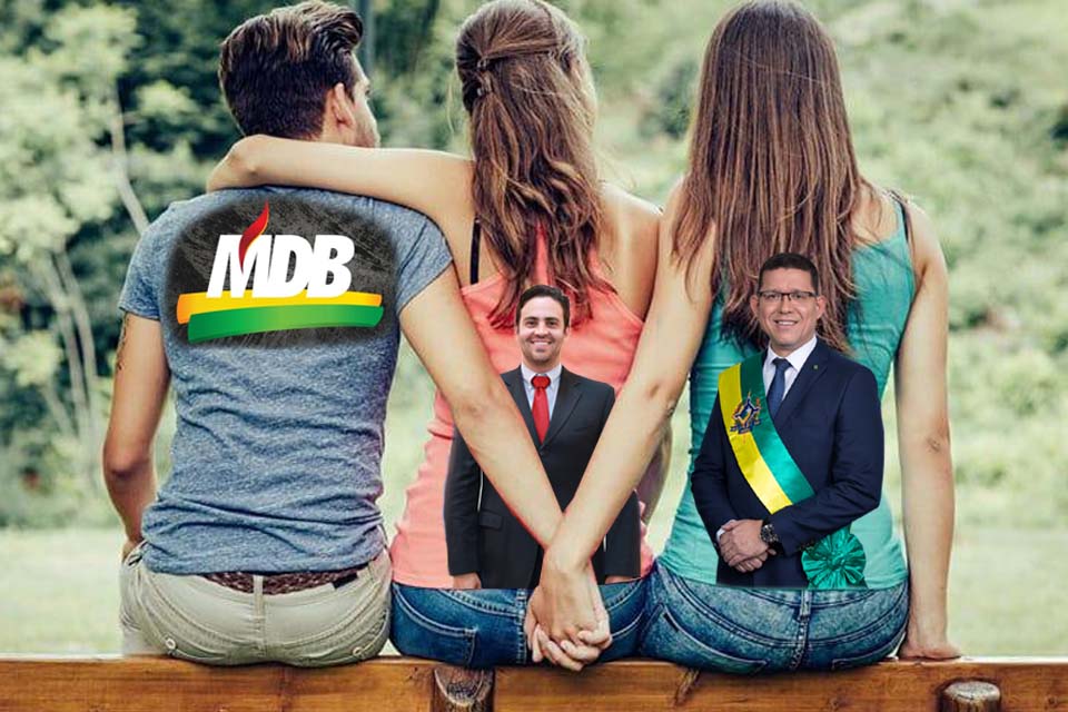 Poligâmico, MDB quer “namorar” com Léo Moraes enquanto acaricia Marcos Rocha, Rogério e Vinícius Miguel