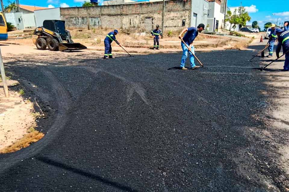 Prefeitura intensifica operação tapa-buracos em Ji-Paraná