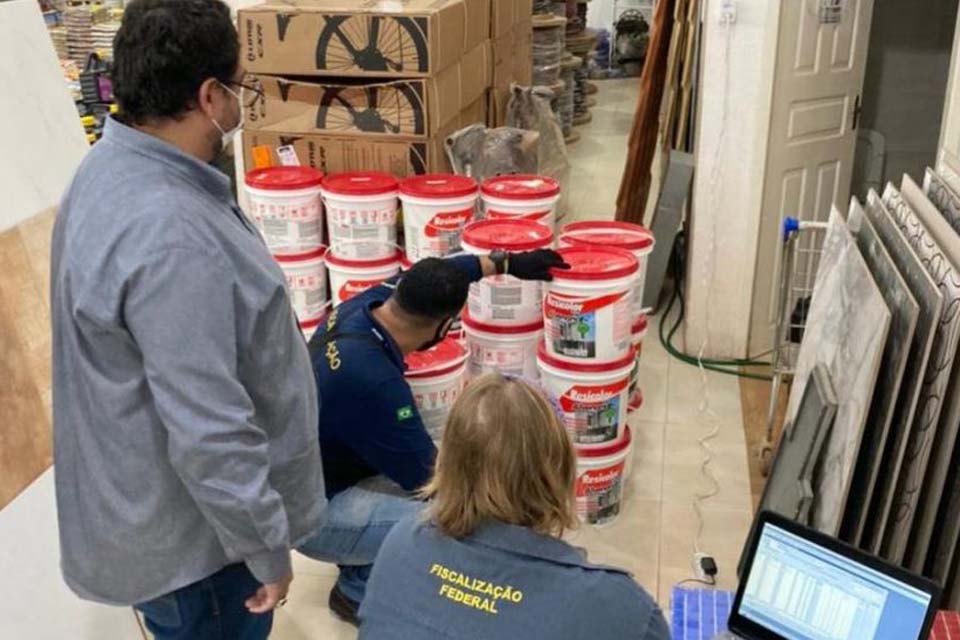Equipe de fiscalização do Ipem constata irregularidades em produtos de material para construção