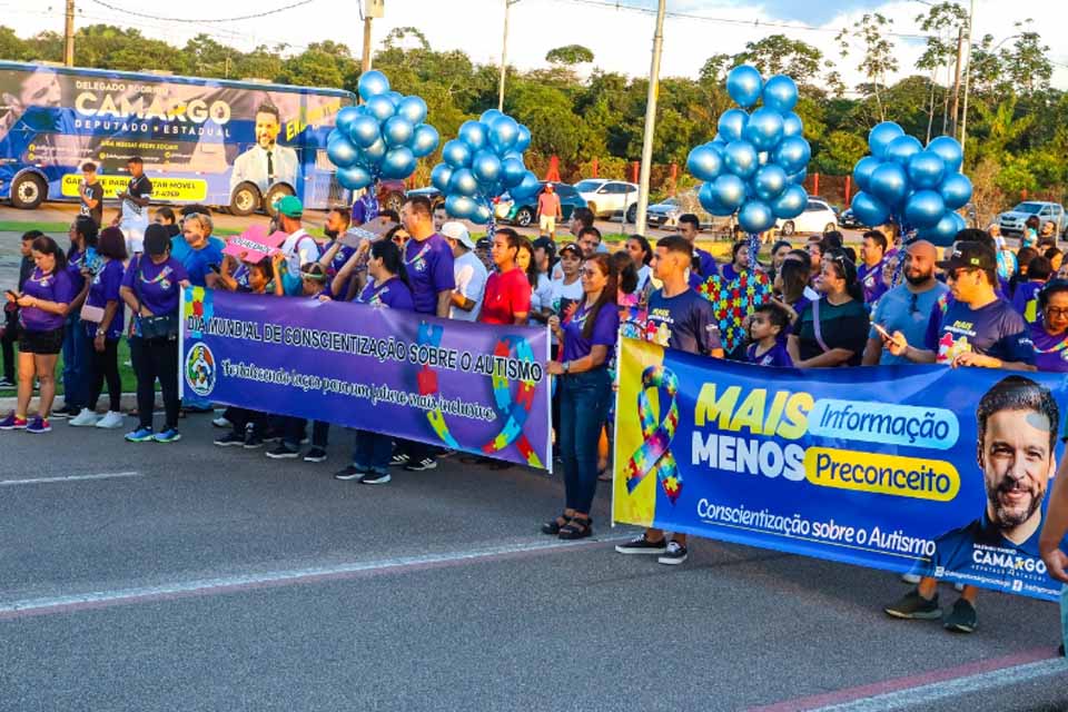 Deputado Delegado Camargo apoia caminhada em alusão ao Mês da Conscientização sobre o Autismo em Porto Velho