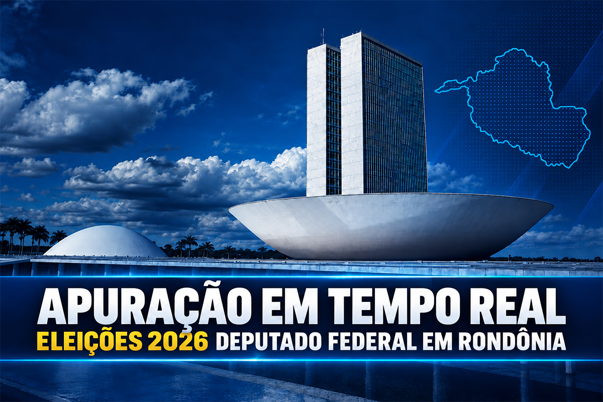 Apuração ao vivo para deputado federal de Rondônia em 2026