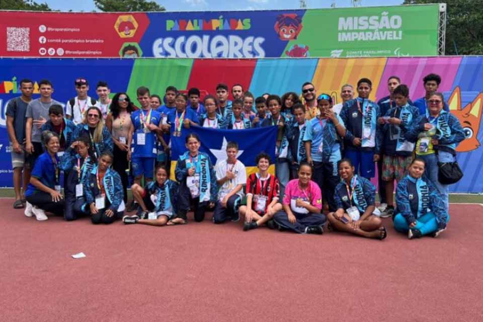 Rondônia amplia desempenho nas Paralimpíadas Escolares encerrando com 24 medalhas
