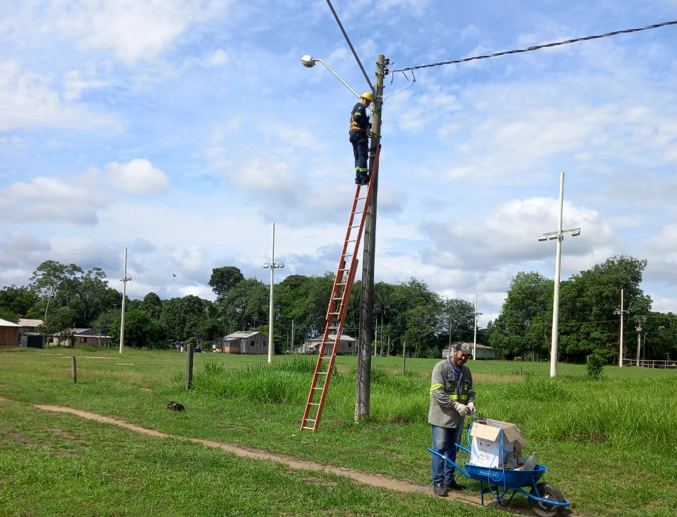 Distrito de Calama ganha reforço na iluminação pública para segunda etapa do 29º Interdistrital