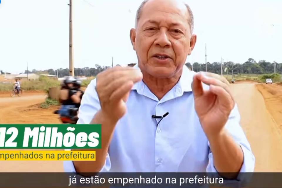 Ariquemes recebe obras de infraestrutura por meio de emendas destinadas pelo deputado Coronel Chrisóstomo