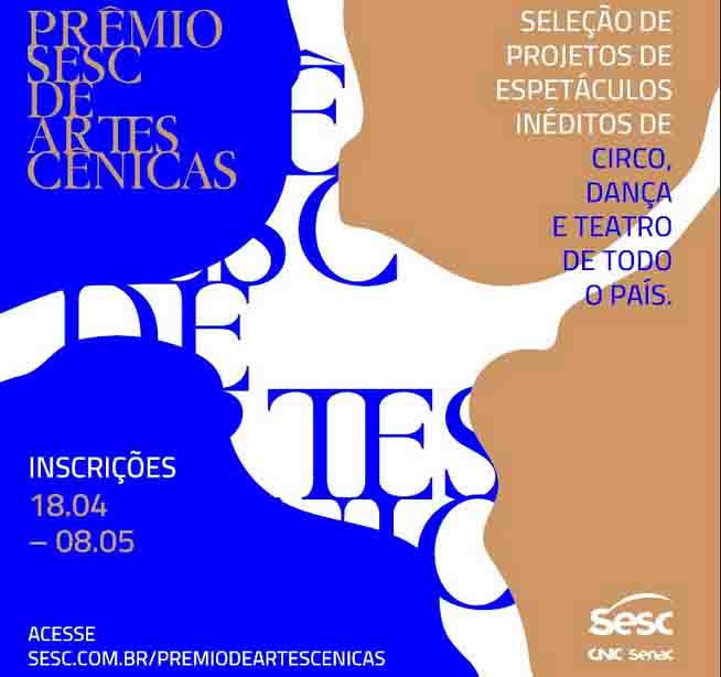 Sesc lança prêmio para estimular as artes cênicas 