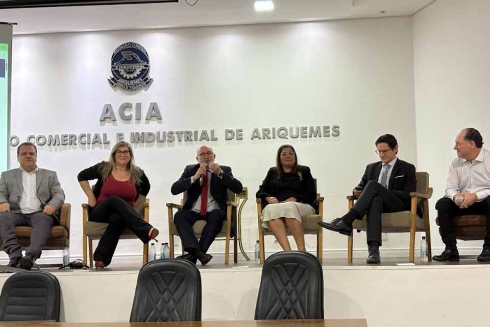 Pedro Fernandes articula palestra sobre a reforma tributária para empresários de Ariquemes