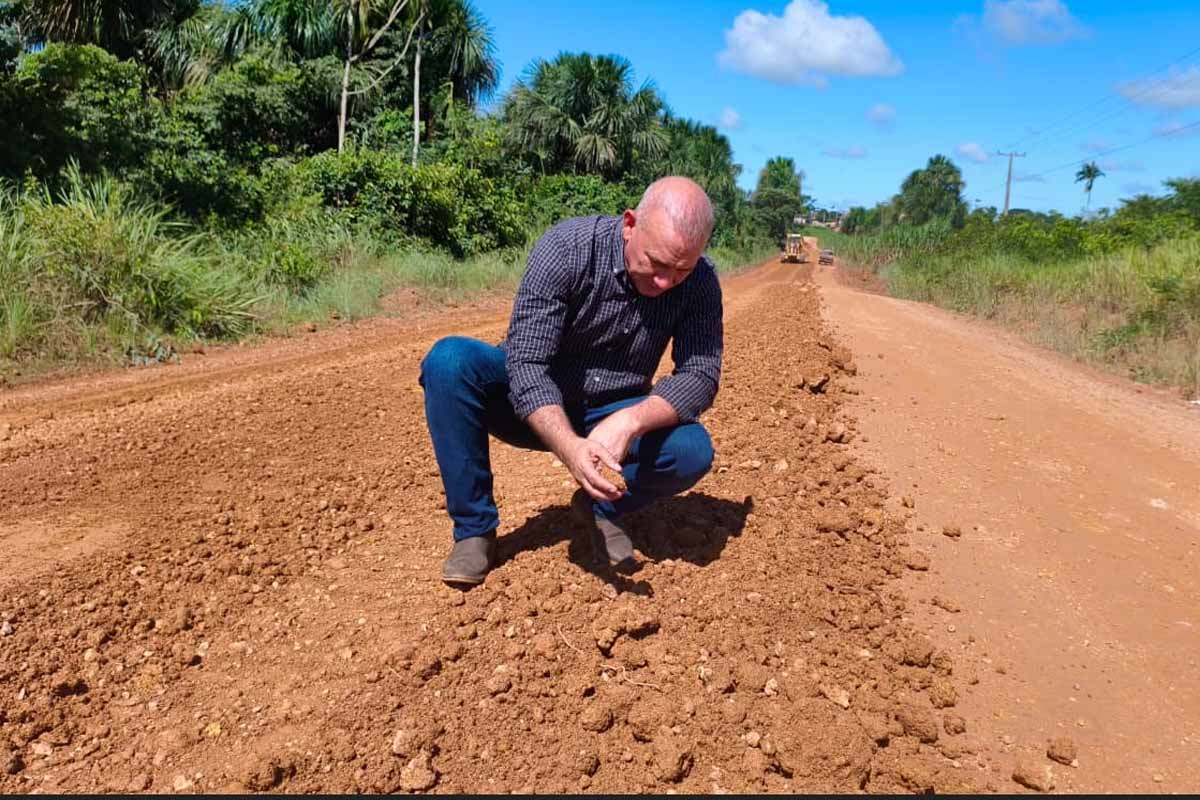 Ezequiel Neiva destaca parceria com governo do estado na manutenção da RO-420, em Nova Mamoré