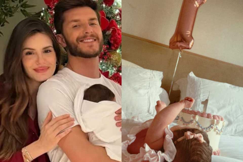 Camila Queiroz e Klebber Toledo celebram um mês de Clara: “Maior papel das nossas vidas”