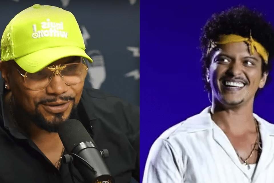 Naldo diz que ensinou Bruno Mars a falar 'gatinha' e 'gostosa' no The Town