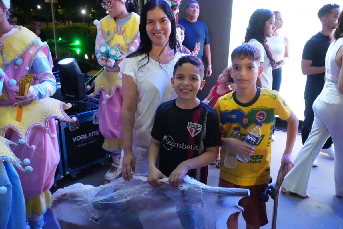 Sorteio de 25 bicicletas leva emoção à criançada