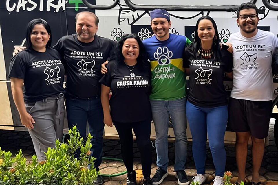 Programa do deputado Fernando Máximo em parceria com Cirone Deiró atende mais de mil animais em Cacoal 