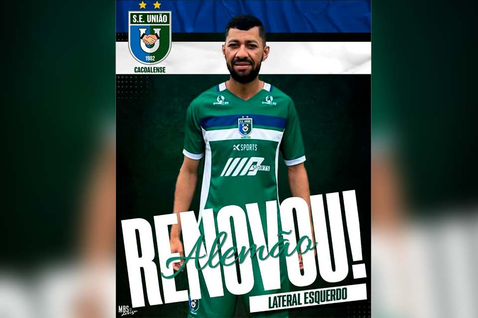 União Cacoalense anuncia a contratação de Alemão para a temporada de 2023