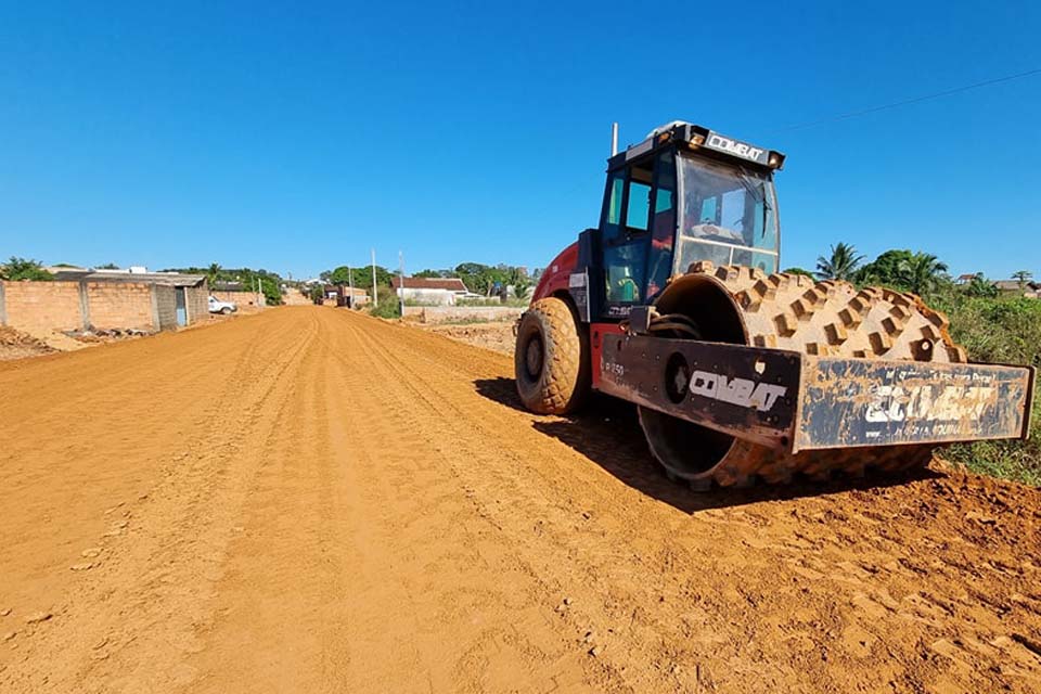 Rua Goiás no setor 03 também será beneficiada com asfalto novo