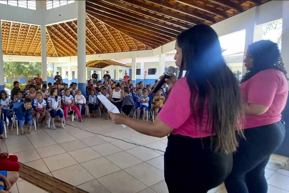 Secretaria de Desenvolvimento Social de Jaru realiza ciclo de palestras sobre convivência no ambiente escolar