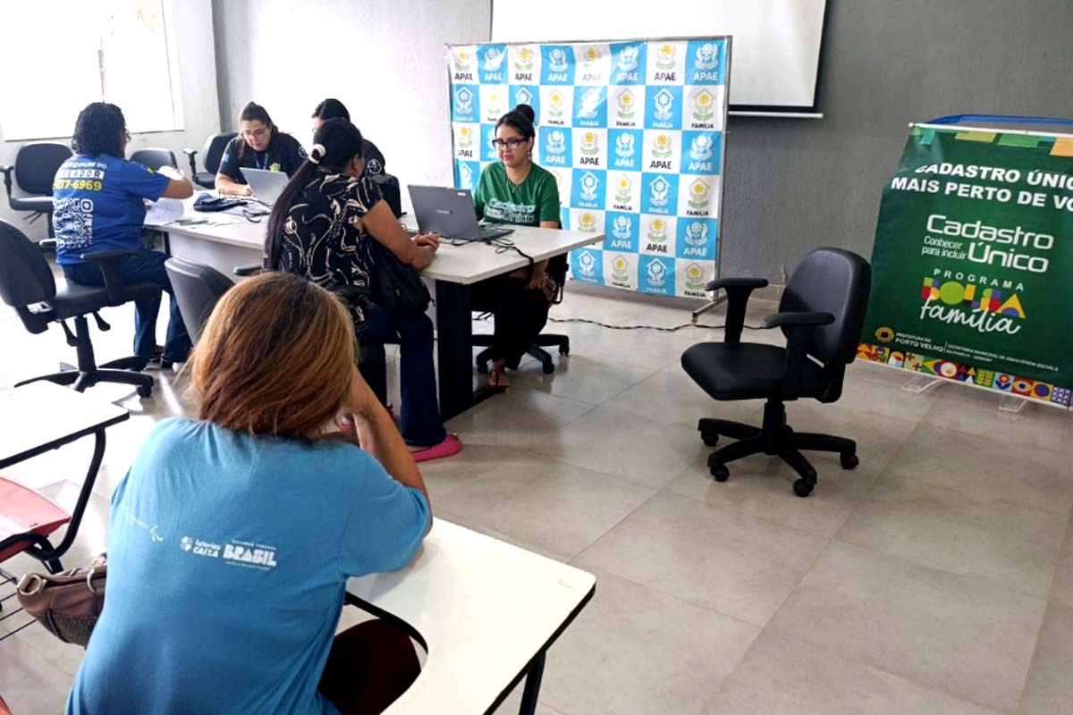 Prefeitura realizar ação do CadÚnico na APAE de Porto Velho