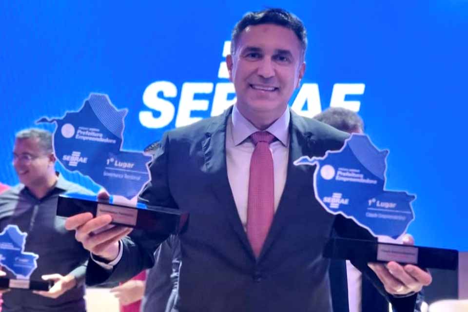Sebrae premia gestão de Pimenta Bueno por governança exemplar