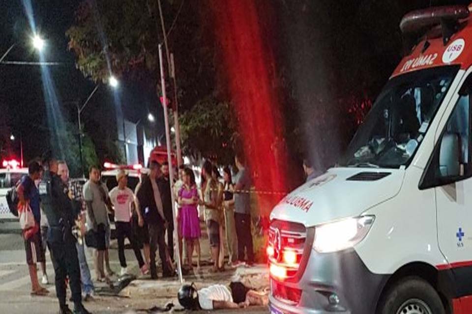 Militar morre e passageiro fica gravemente ferido em acidente entre carro e moto