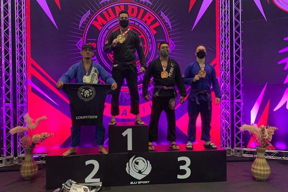 Atleta de Rondônia vence Campeonato Mundial de Jiu-Jitsu 2021 em São Paulo