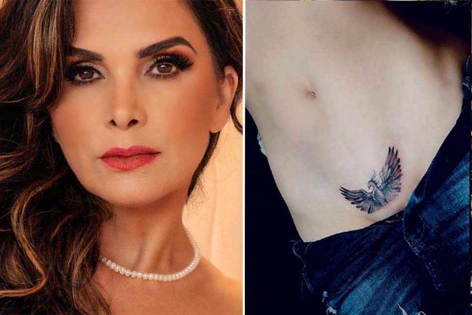 Musa dos anos 90, Luiza Ambiel mostra tatuagem íntima: 'Sem tarja'
