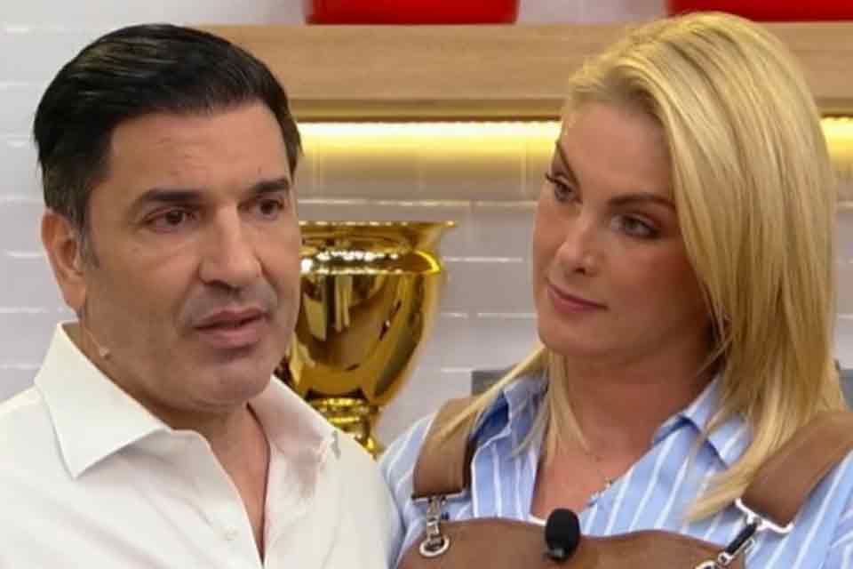 Edu Guedes volta à TV após cirurgia e se emociona ao lado de Ana Hickmann