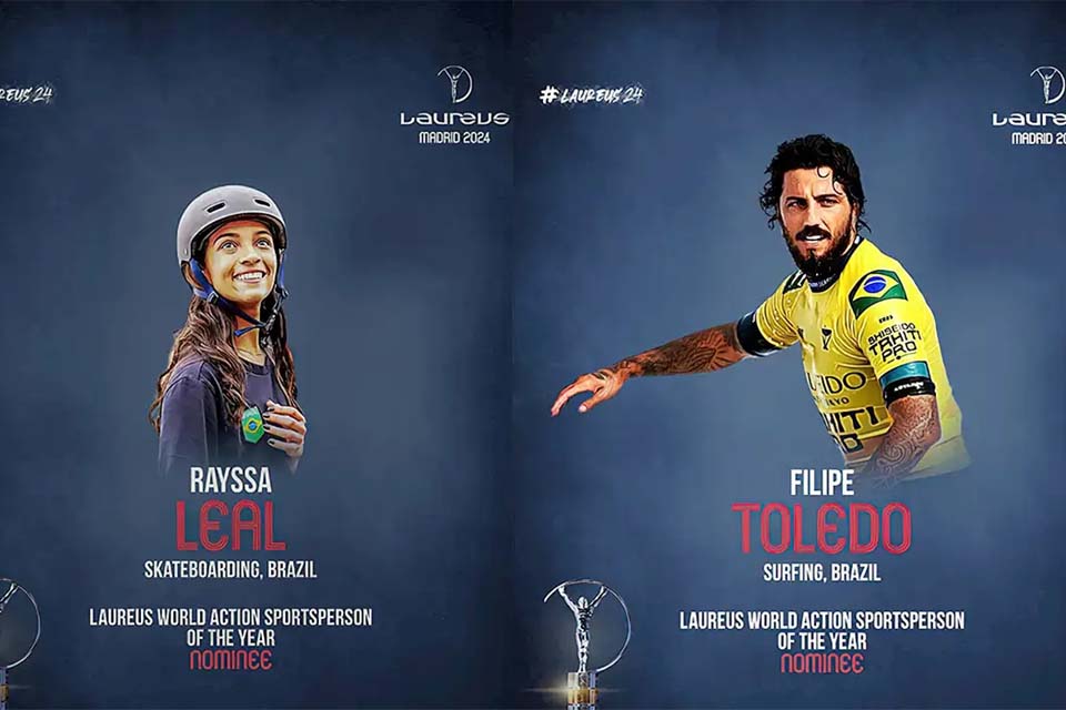 Rayssa e Filipinho são indicados ao Laureus, maior prêmio do Esporte